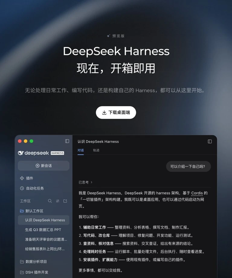DeepSeek网页版入口红圆色面